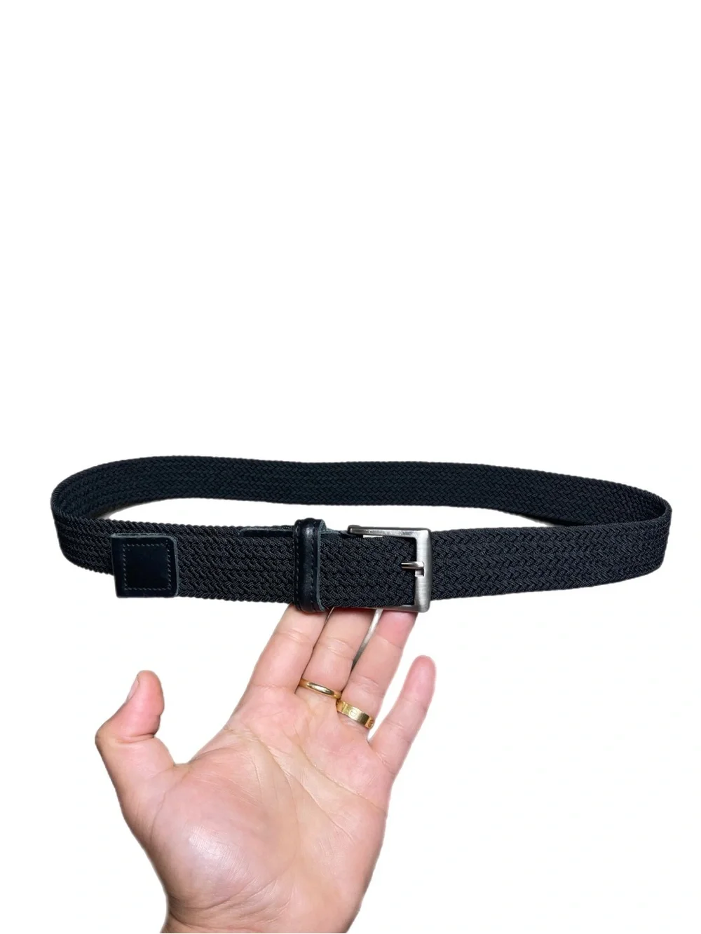 Men’s Tactical Vintage Canvas Black Belt
